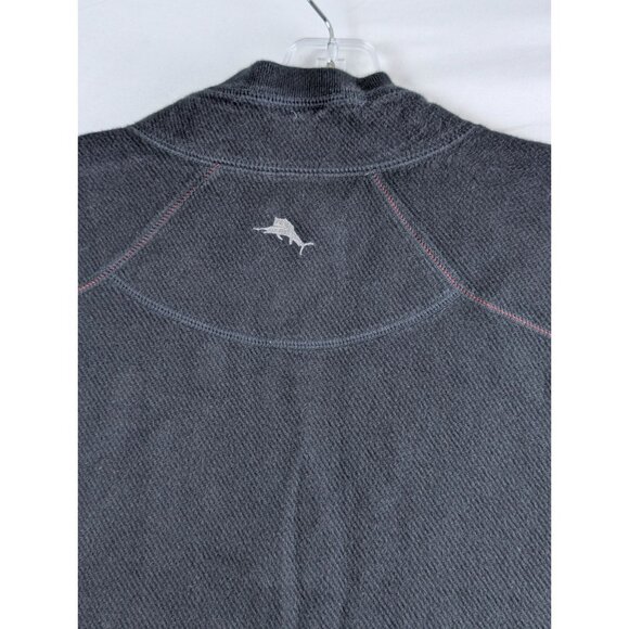 Tommy Bahama Reversible Gray Mens 2XL Half Zip Pullover Sweatshirt Long Sleeve - Picture 11 of 16